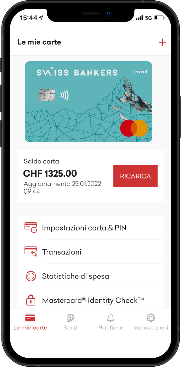 Beneficiare di tutti i vantaggi di Travel con l’app Swiss Bankers